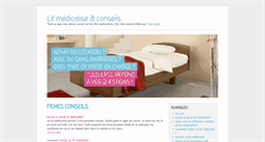 Desktop Screenshot of lit-medicalise-conseils.com